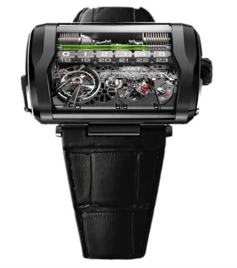 Replica HYT H3 Titanium & Platinum 361-TP-01-GF-AG Watch